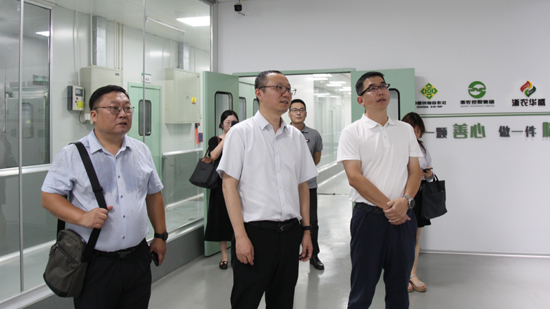 常州科教城投資控股集團考察組調研浙農(nóng)華盛